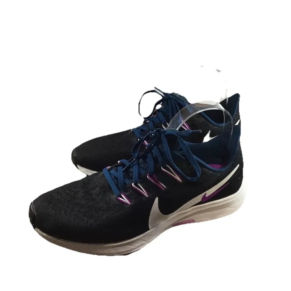Nike Womens Air Zoom Pegasus 36 Shoes AQ2210-012 | Black/Purple/Blue | Size 8.5